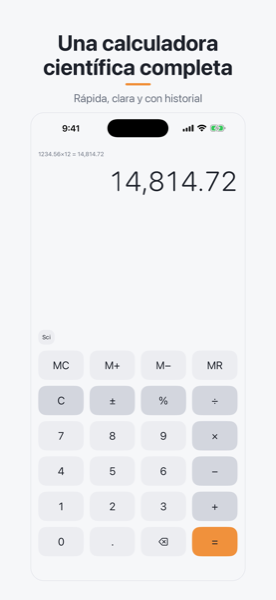 Calculadora científica de Calcula